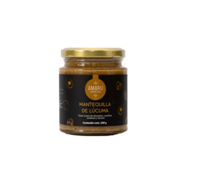 MANTEQUILLA DE LÚCUMA  AMARU 250 G SALUDABLE