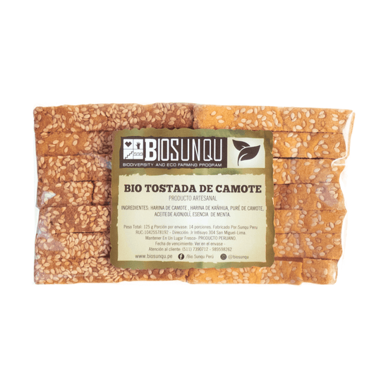 BIO TOSTADAS DE CAMOTE - BIOSUNQU 14 UND