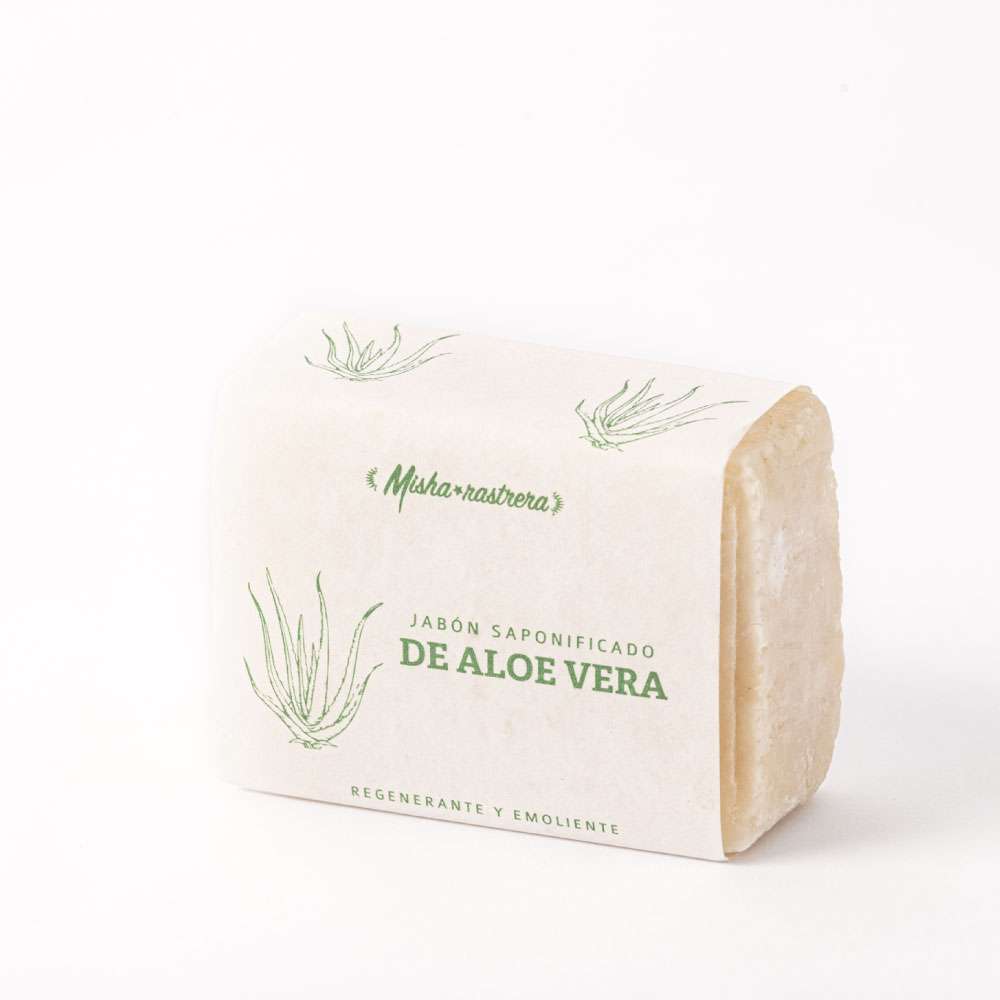 Jabón Saponificado De Aloe Vera 90 g