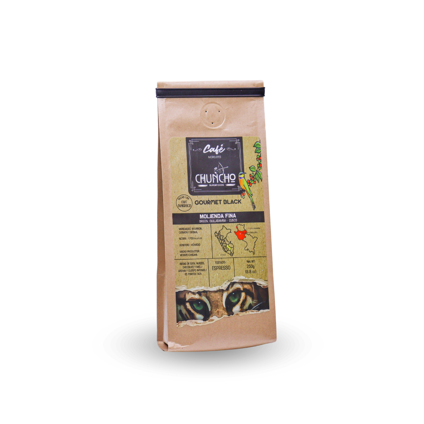 CAFE GOURMET BLACK CHUNCHO 250G