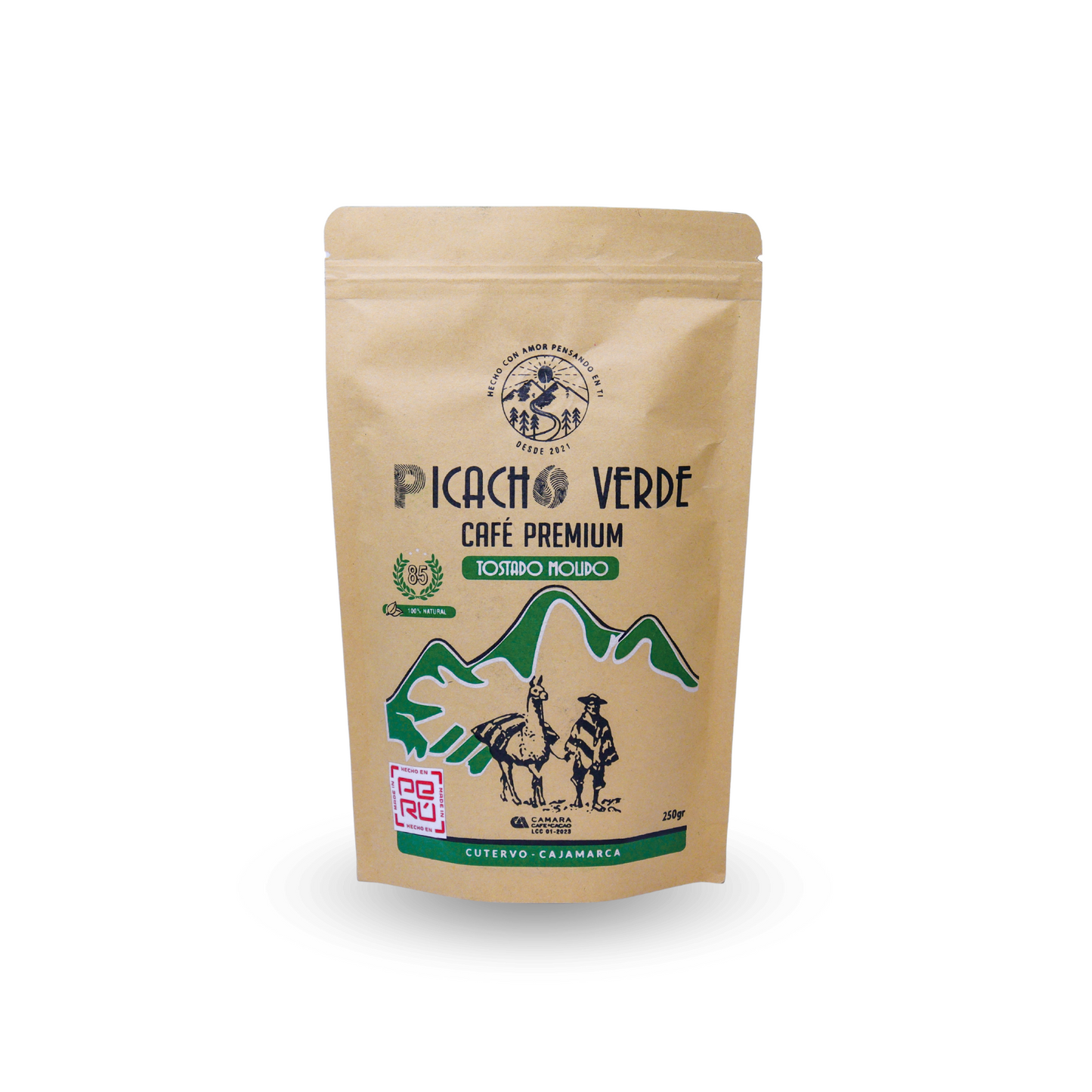 CAFE PREMIUM PICACHO VERDE 250GR. SALUDABLE