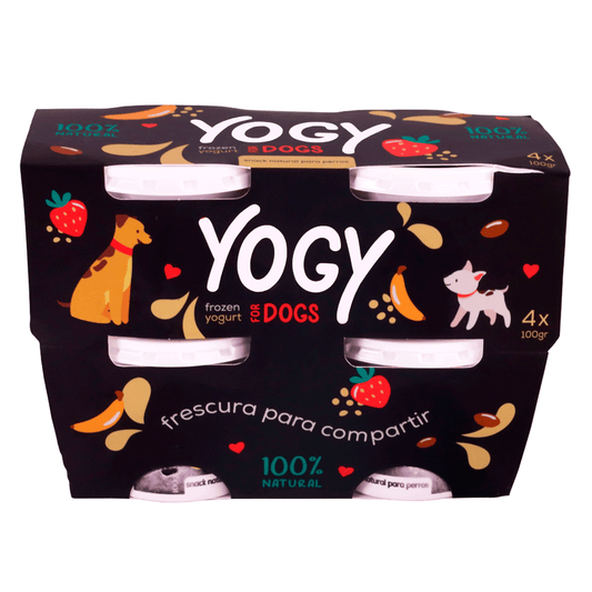 Barker - Yogy Fresas y Plátano (Pack 4 und)