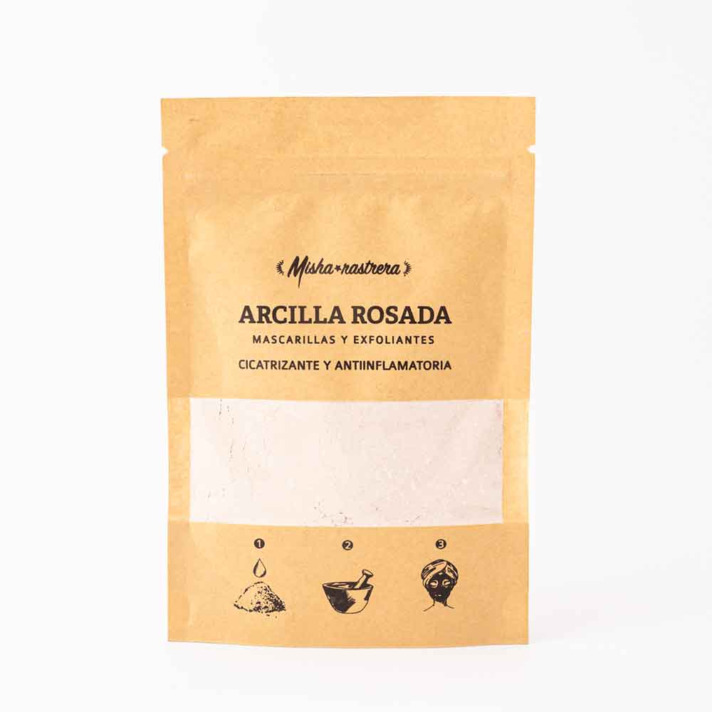 ARCILLA ROSADA 80 GR - MISHA RASTRERA