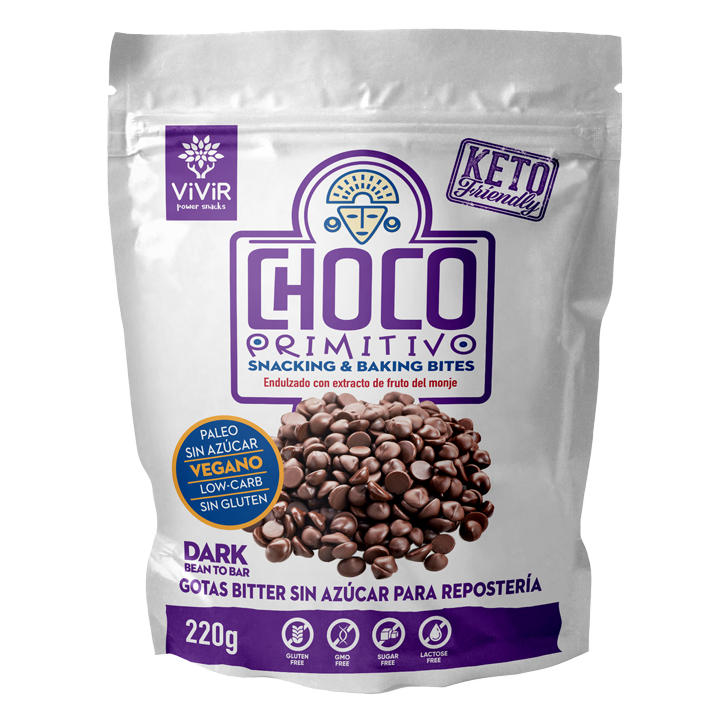 Choco Primitivo Gotas 220gr