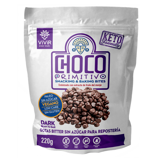 Choco Primitivo Gotas 220gr