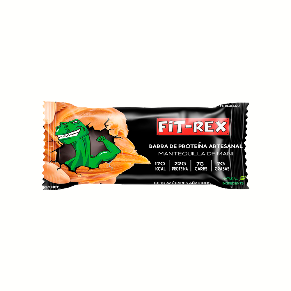 BARRA DE PROTEINA MANTEQUILLA DE MANI - FITREX