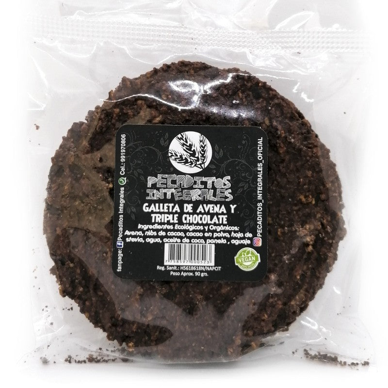 Pecaditos Integrales - Galleta triple chocolate 90 gr