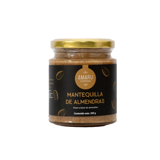 MANTEQUILLA DE ALMEDRAS AMARU 200g. SALUDABLE