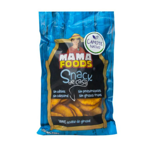 Mama Foods Snacks De Camote Nativo 120Gr.